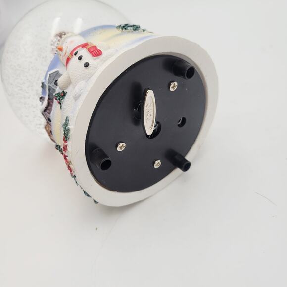 Christmas Is Forever Musical Holiday Harmony Santa & Snowman Wind-UP Water Globe - Picture 8 of 8